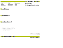 Tablet Screenshot of mediajob.ch